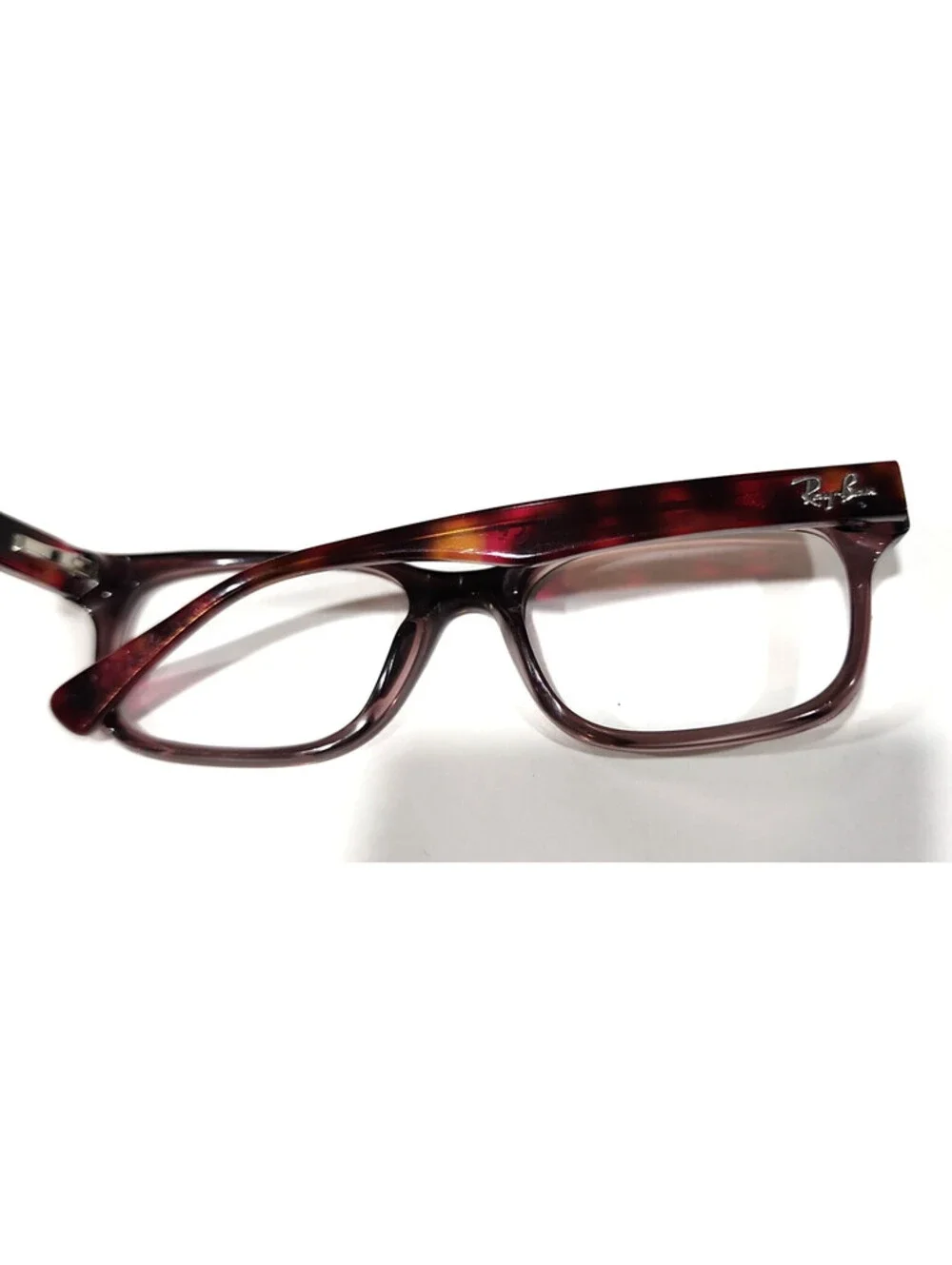 Ray Ban RB5286 5628 Purple Tortoise Square Eyeglasses 51-18 135